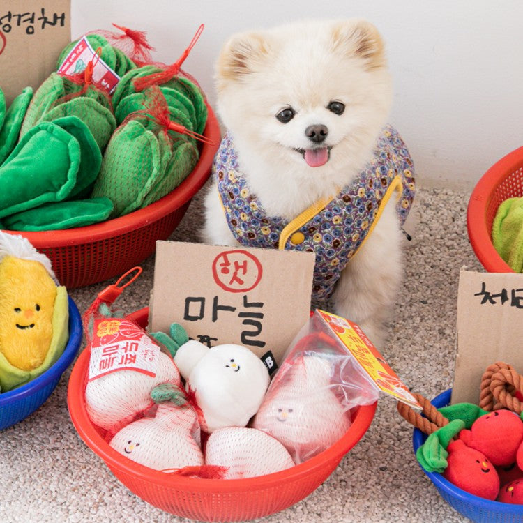 Smiling Garlic Nosework Toy