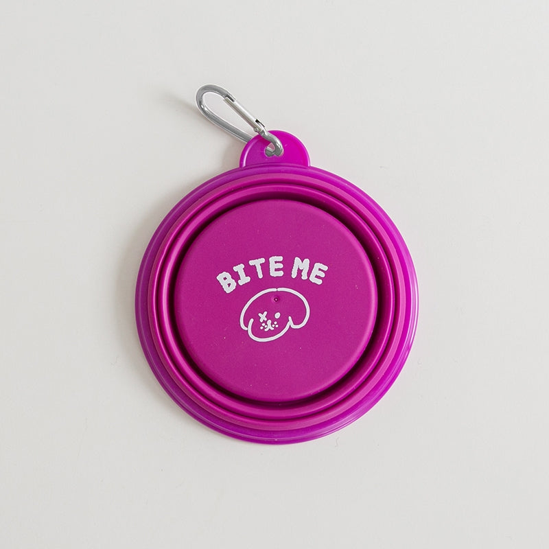 Foldable Silicone Bowl for Dogs (Vivid)