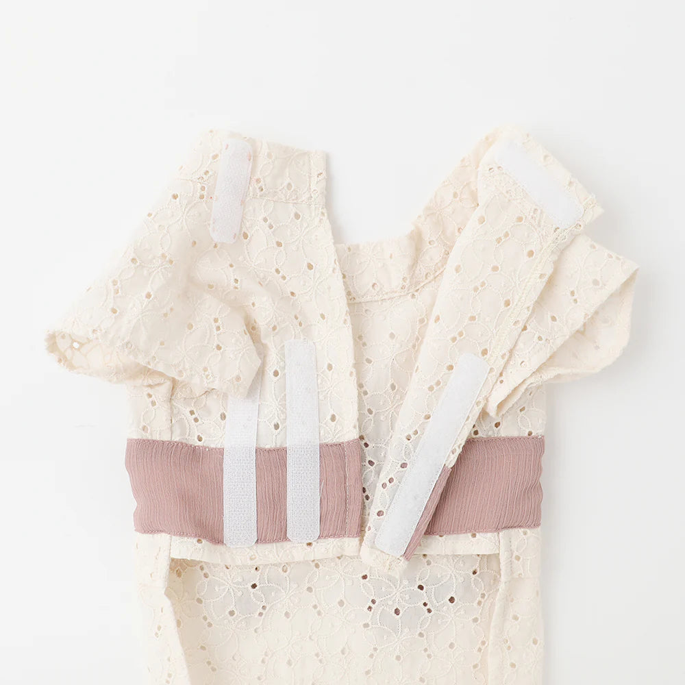 monchéri ivory flower yukata (size M)