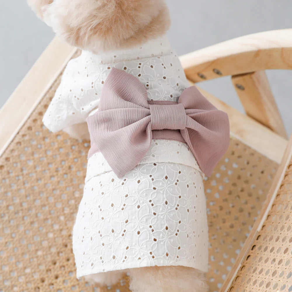 monchéri ivory flower yukata (size M)