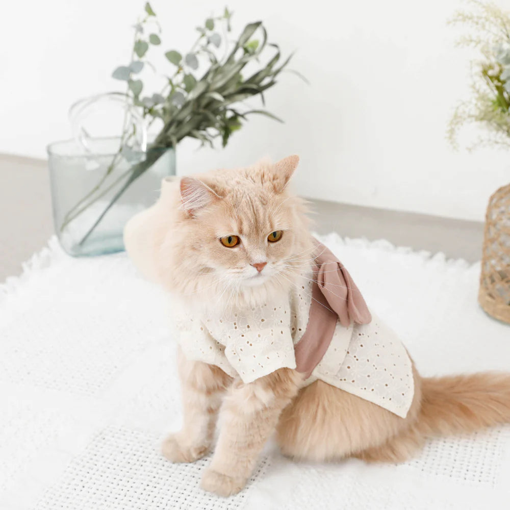 monchéri ivory flower yukata (size M)