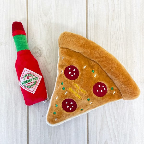 Pepperoni Pizza Dog Toy