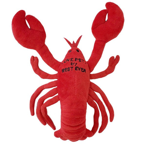 Mighty Lobster Plush Dog Toy