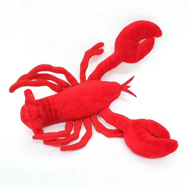 Mighty Lobster Plush Dog Toy