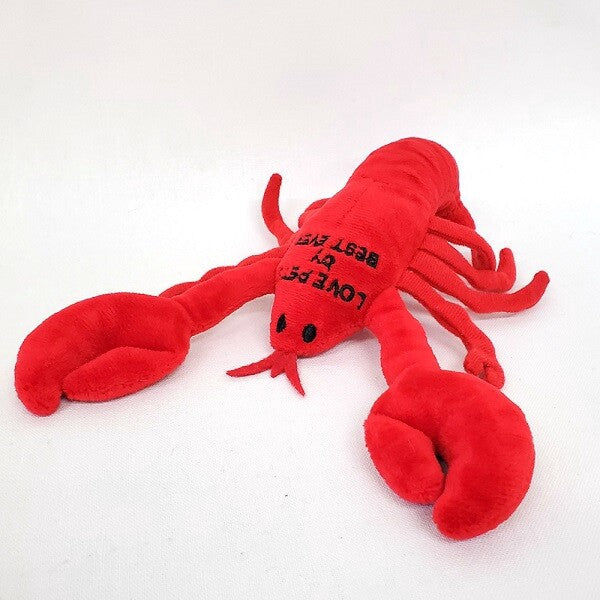 Mighty Lobster Plush Dog Toy
