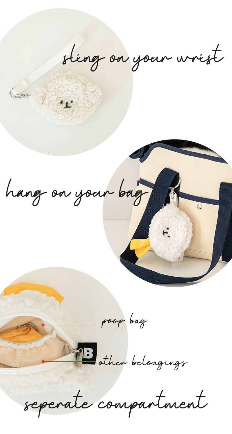 Bichon Poop Bag Pouch