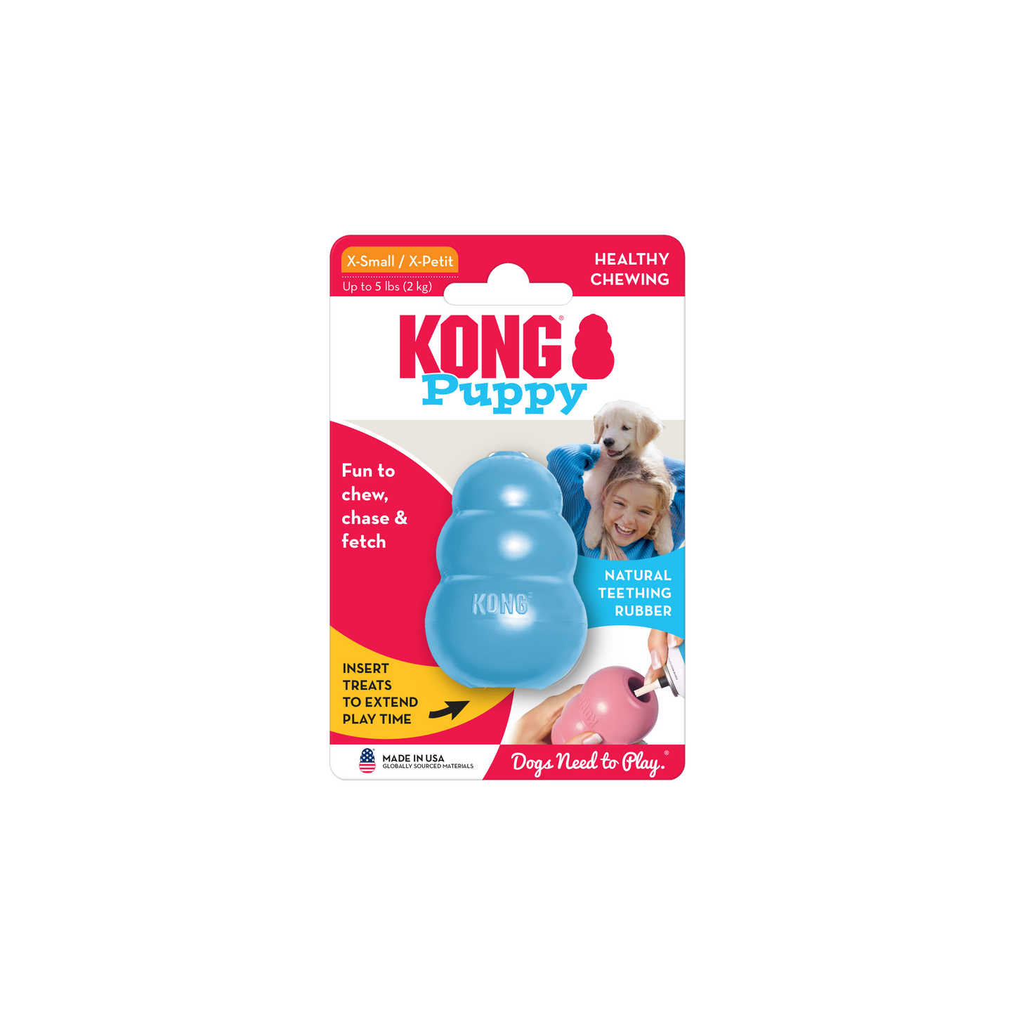 KONG Puppy (Blue Medium)