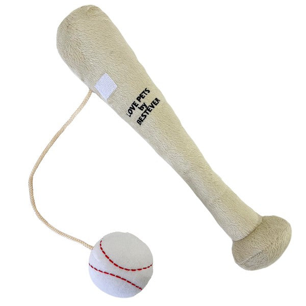 Baseball Bat Dog Plush Toy