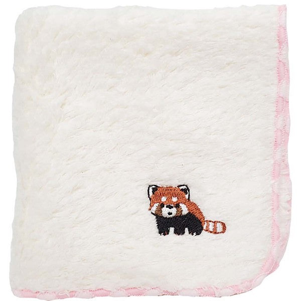 Japan Embroidered Handkerchief - Red Panda