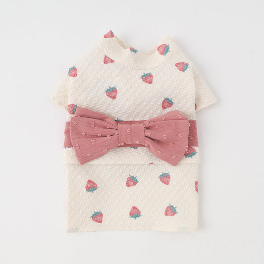 monchéri strawberry watercolour yukata (size L)